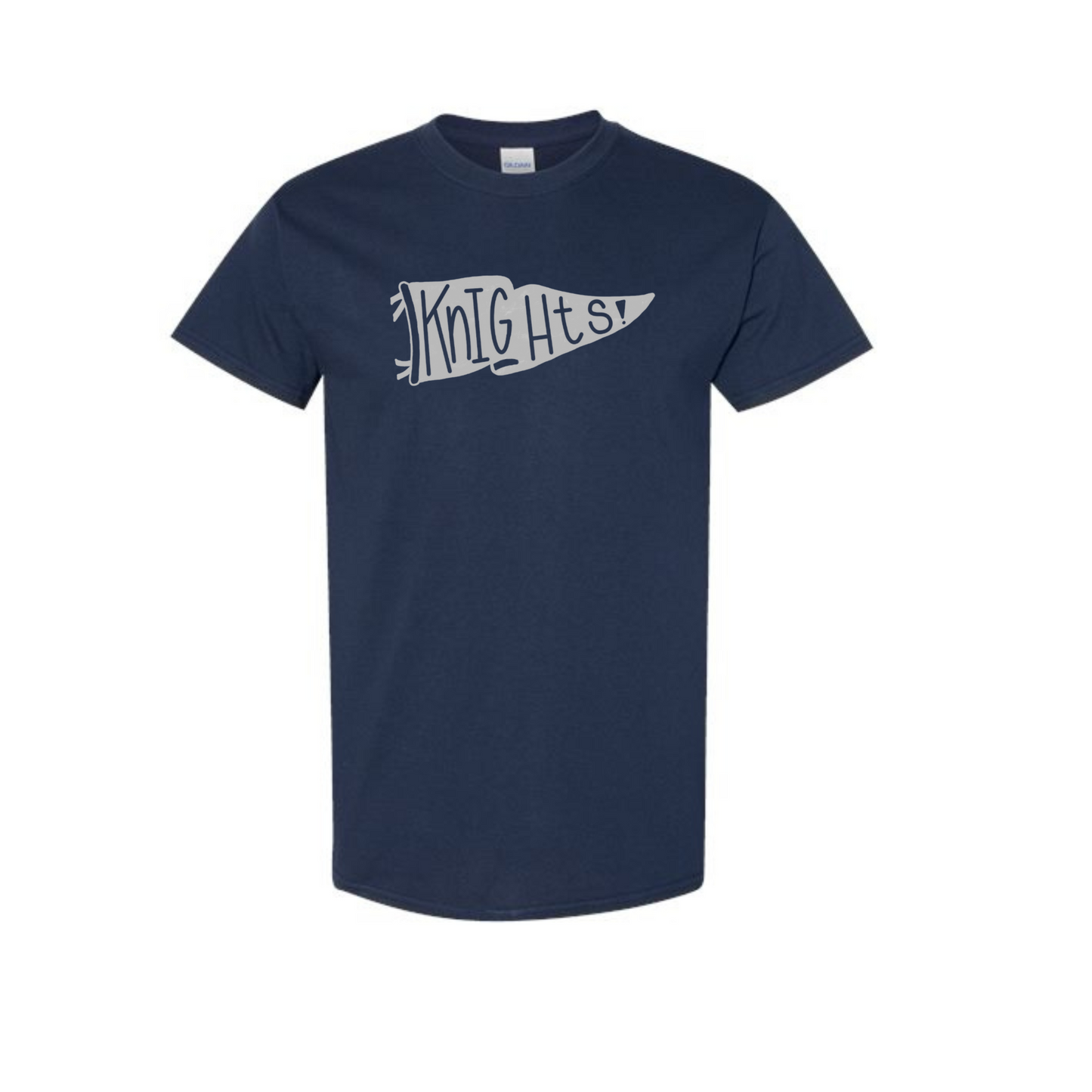 Gray Flag Design T-shirt Adult Unisex