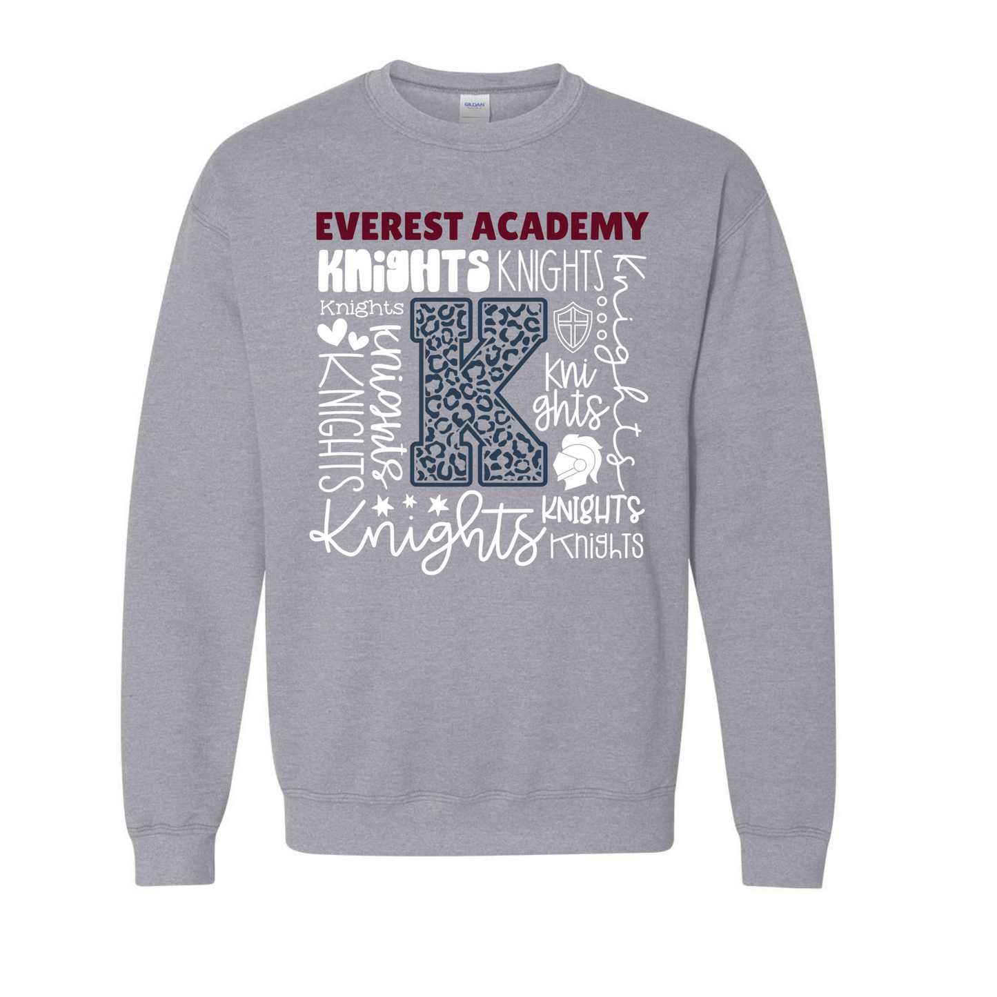 Youth K Knights Knights Crewneck Sweatshirt