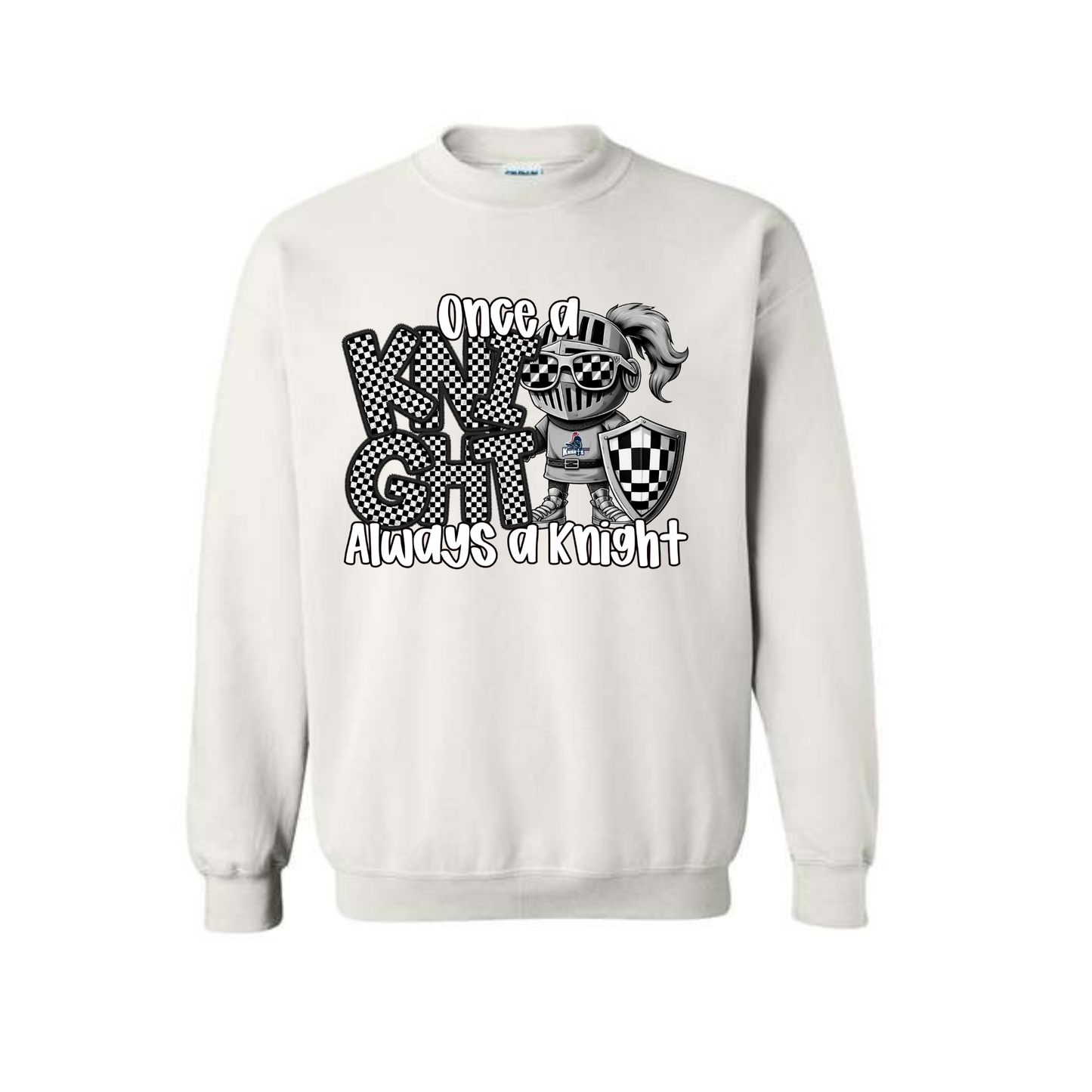 Adult Once A Knight Crewneck Sweatshirt