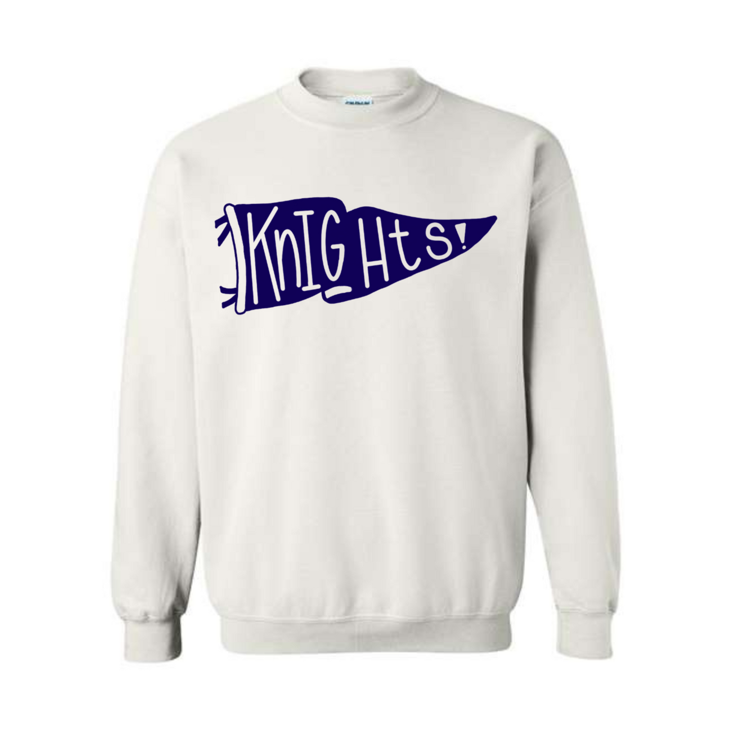 Youth Navy Flag Crewneck Sweatshirt