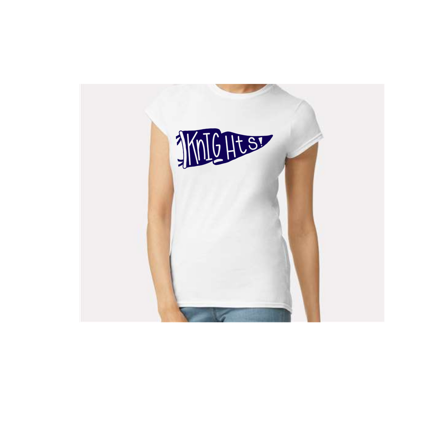 Navy Flag T-shirt Womens