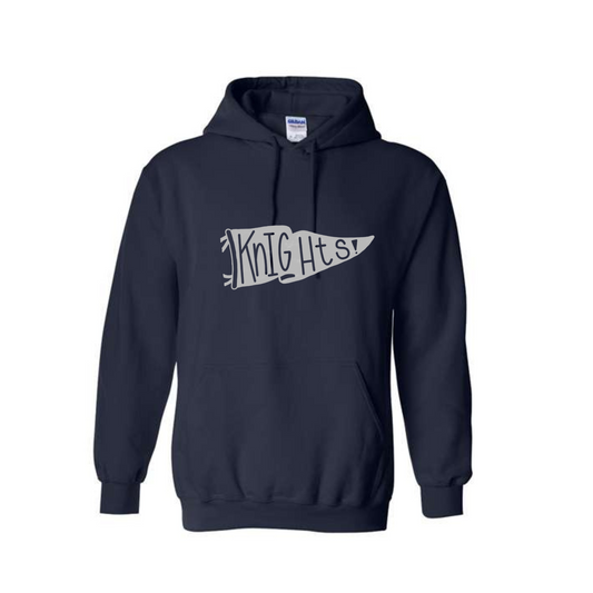 Adult Gray Flag Hoodie