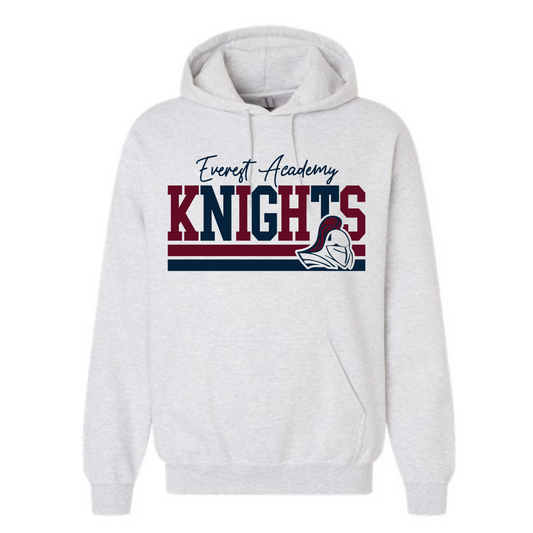 Adult Maroon/Navy Design Hoodie