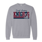 Adult Maroon/Navy Crewneck Sweatshirt