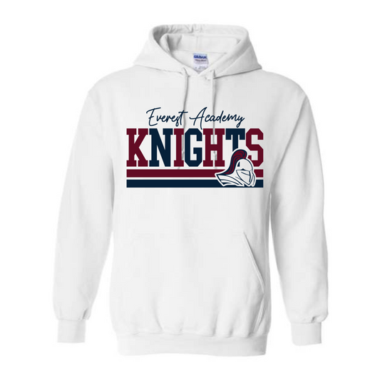 Adult Maroon/Navy Design Hoodie