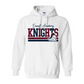 Youth Maroon/Navy Design Hoodie