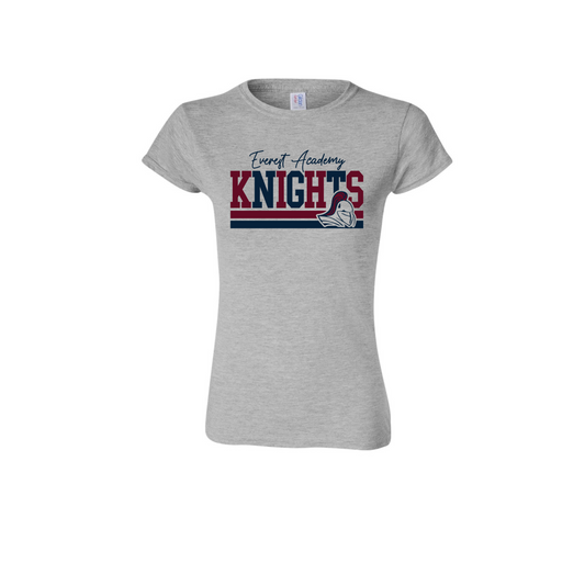 Maroon/Navy T-shirt Womens