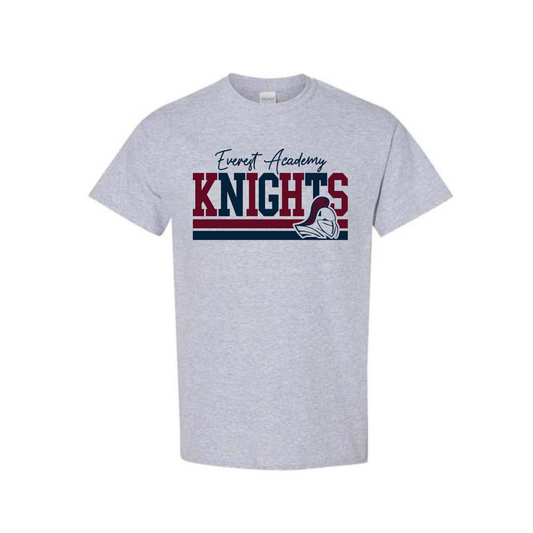 Maroon/Navy Knights T-shirt Adult Unisex