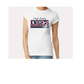 Maroon/Navy T-shirt Womens