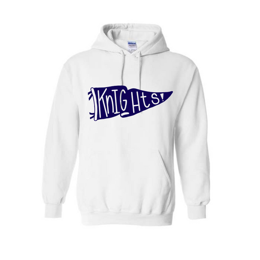 Adult Navy Flag Hoodie